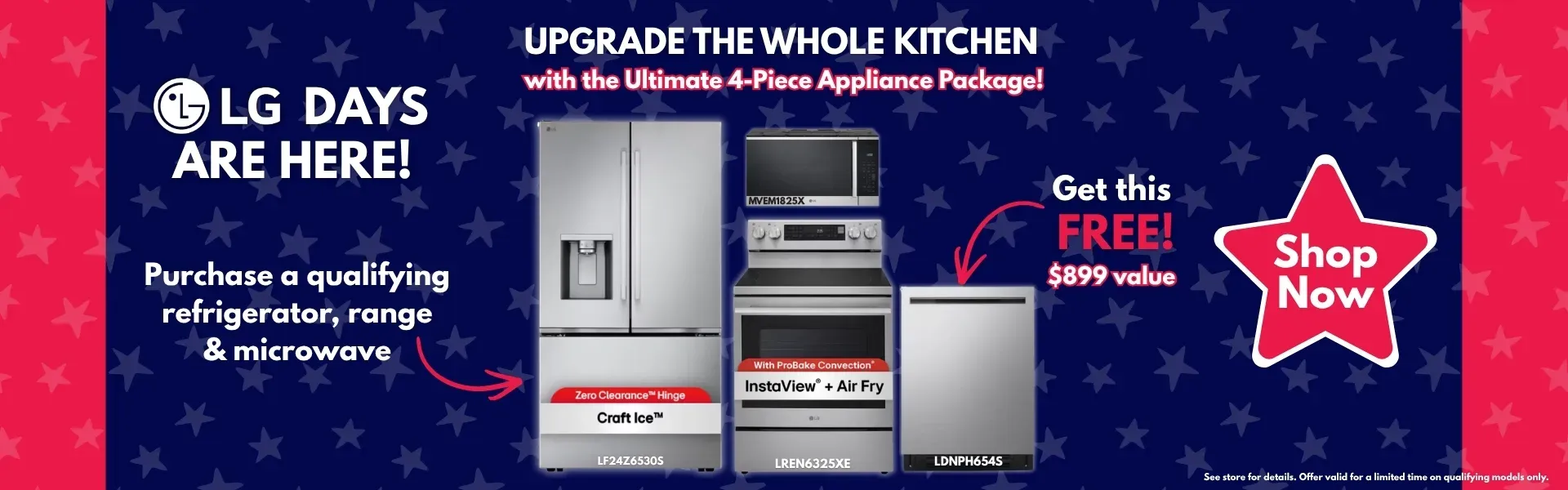 LG Days FREE Dishwasher